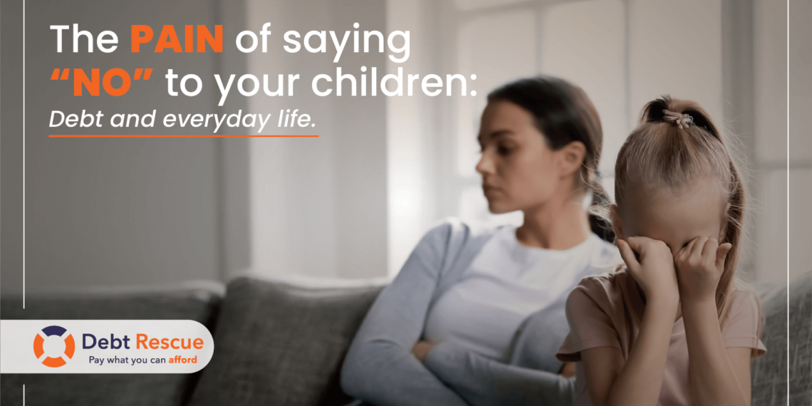 The pain of saying “no” to your children: Debt and everyday life